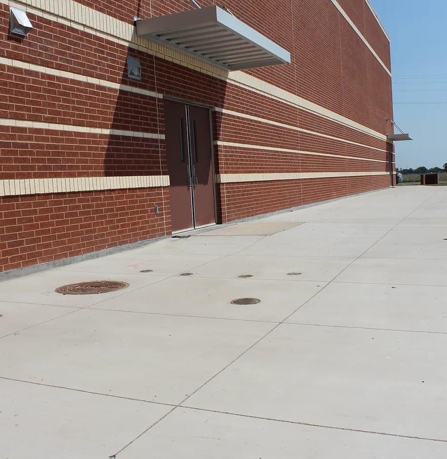Concrete project completed by XEVEX in Central Texas